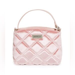 (#144)GUESS Nina Mini Quilted Crossbody Satchel